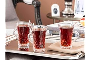 Madame Coco Felecia 4-Pack Tea Cups Clear