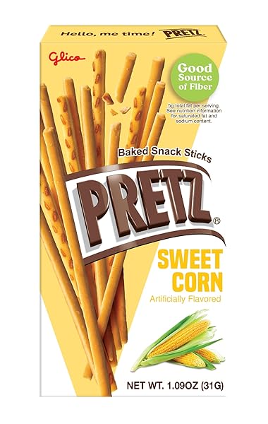 PRETZ SWEET CORN BISCUIT STICKS – REAL CORN...