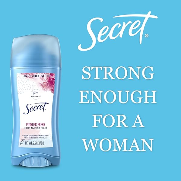 [SECRET] SECRET DEODORANT (SHOWER FRESH) 2.5 OZ (73 G) 2 PKG