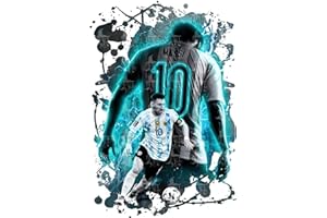 COSIBOA Lionel Poster Messi Poster Canvas Poster Bedroom Decor Sports Landscape Office Room Decor Gift Unframe: Unframe:12x18inch(30x45cm) (Messi-5)
