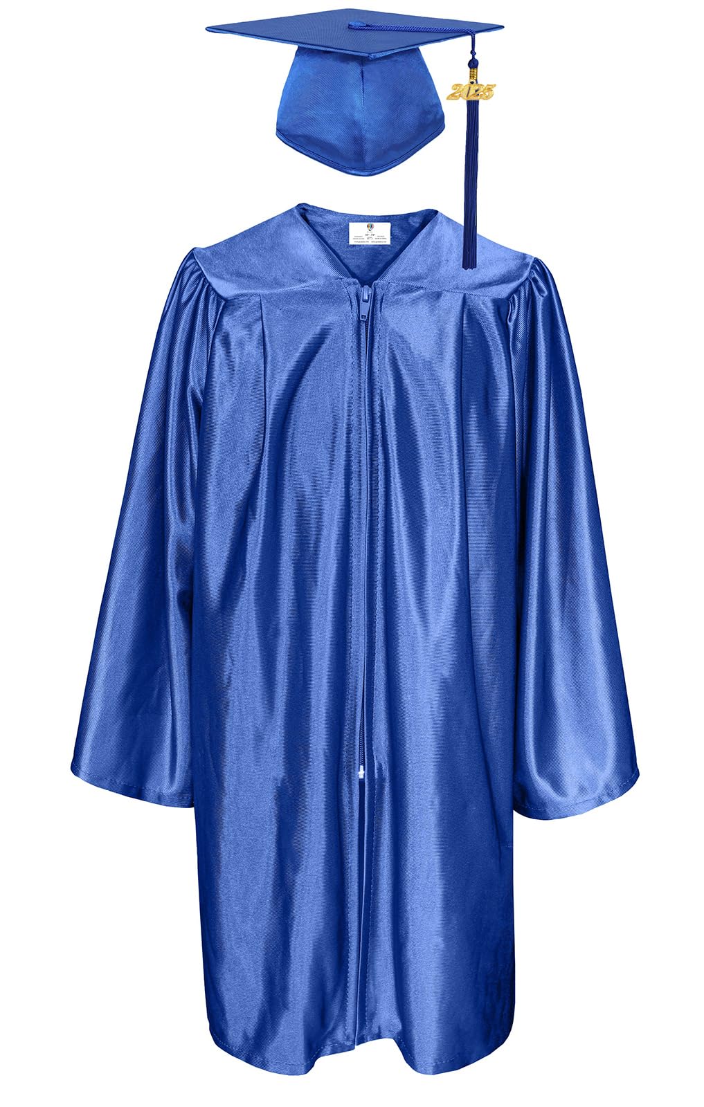GradPlaza Shiny Preschool Graduation Cap and Gown for Kids 2025 Tassel ...