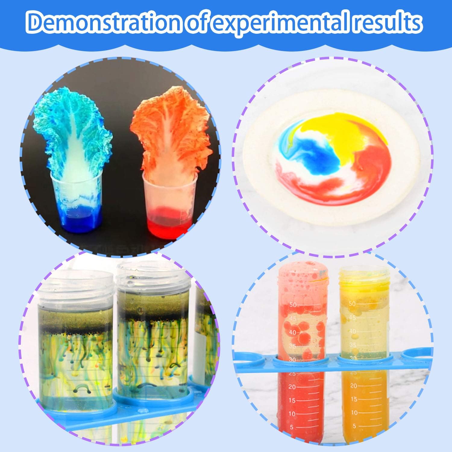 Kids Science Kits with 100 Science Lab Experiments for Age 12+ Child, 47Pcs DIY STEM Chemistry Educational Toy Kit , Discover in Learning, A Great Gift for Learning While Playing for Kid: Toys & Games