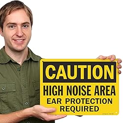 SmartSign - S-1106-AL-14 “Caution - High Noise