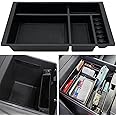 EVTIME Center Console Organizer Compatible with 2015-2020 Chevy Yukon Tahoe Suburban and 2014-2018 GMC Sierra Silverado Tray Accessories Armrest Storage-Full Console w/Bucket Seats ONLY