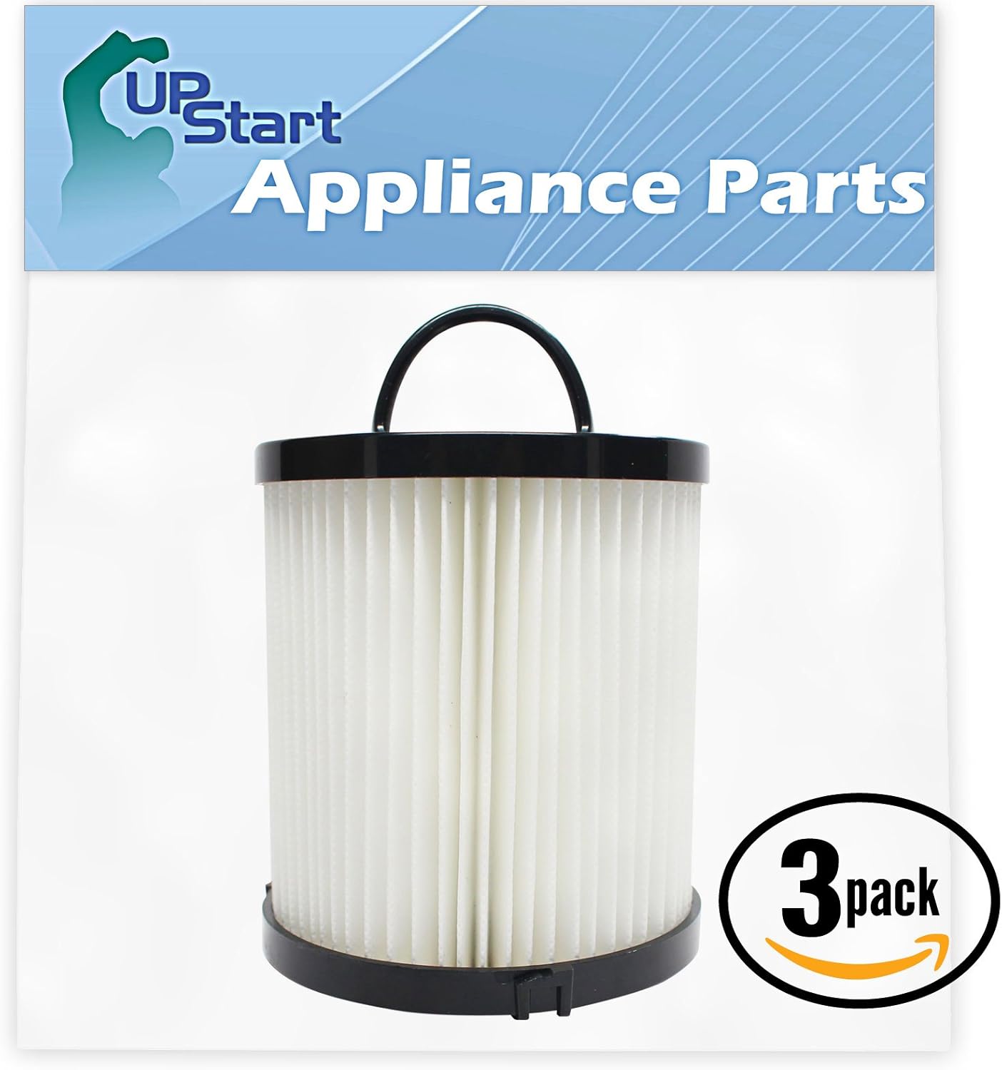 3-Pack Replacement DCF-21 Dust Cup Filter for Eureka - Compatible with Eureka AirSpeed AS1000A, Eureka DCF-21, Eureka AS1051A, Sanitaire SC5845B, Sanitaire SC5745A, Eureka DCF21, Eureka AS1050, Eureka AS1053AX, Eureka AirSpeed AS1051A, Eureka AS1055AX, Eureka AS1052AX