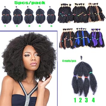 Amazon Com Afro Kinky Twist Synthetic Hair Extensions Remeehi