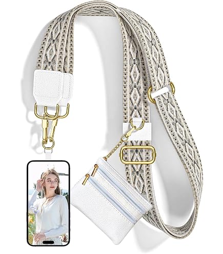 Amazon.com: Nipichsha Crossbody Phone Strap with Wallet, Clip and