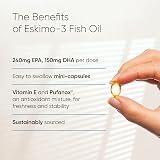 Metagenics Eskimo-3 Fish Oil 105 Mini Capsules EPA DHA Brain Vision Heart view 5
