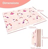 KandyToys Sea Life Foldable Baby Play Mat 120x90cm 10mm Thick XPE view 4