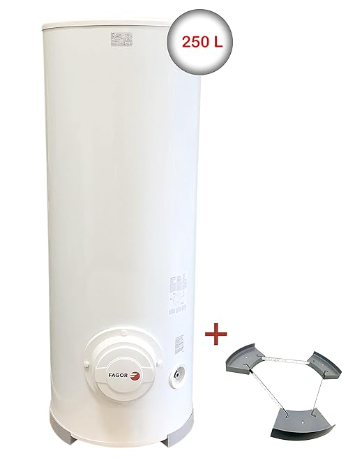 Fagor M-250 SS Warmwasserspeicher 250 Liter Elektrospeicher Warmwasserbereiter Standspeicher / Ø 57 cm / 148 cm H / Leistung 