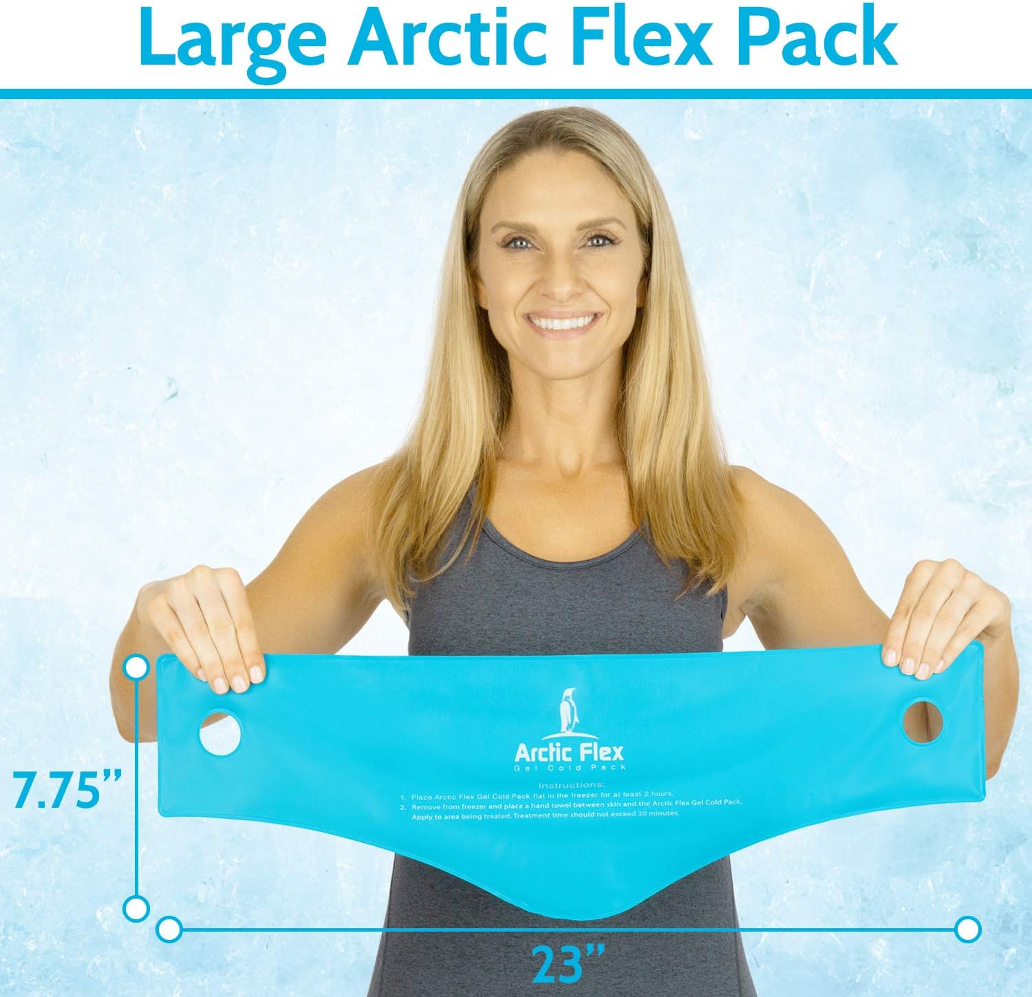 Arctic Flex Migraine Relief Ice Pack - Hat for Headaches - Flexible Cold and Hot Gel Wrap Eye Mask for Injuries to Head, Neck, Shoulder Tension Pain - Freeze, Heat Therapy - Kid, Men, Women - Reusable: Health & Personal Care