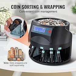 VEVOR USD Coin Counter & Coin Sorters with LCD