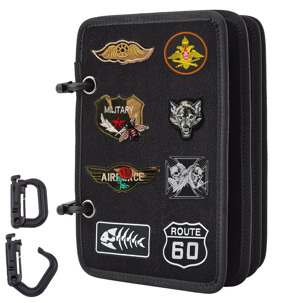 NBEADS 1 Set Badge Display Organizer, Black Velvet Medals Storage Board for Buttons Badge Collections and Display