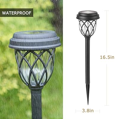Buy Excmark 10 Pack Solar Lights Outdoor Garden Pathway Solar Powered Yard Lights For Walkway Sidewalk Driveway Online In Indonesia B085lvdjqy