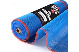 SEALTECH Heavy Duty Safety Debris Netting Rolls - Fire Retardant,1/16" Mesh roll, for Scaffold Enclosure, Visibility Barrier,