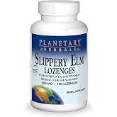 Planetary Herbals Slippery Elm Lozenges, 100 Count