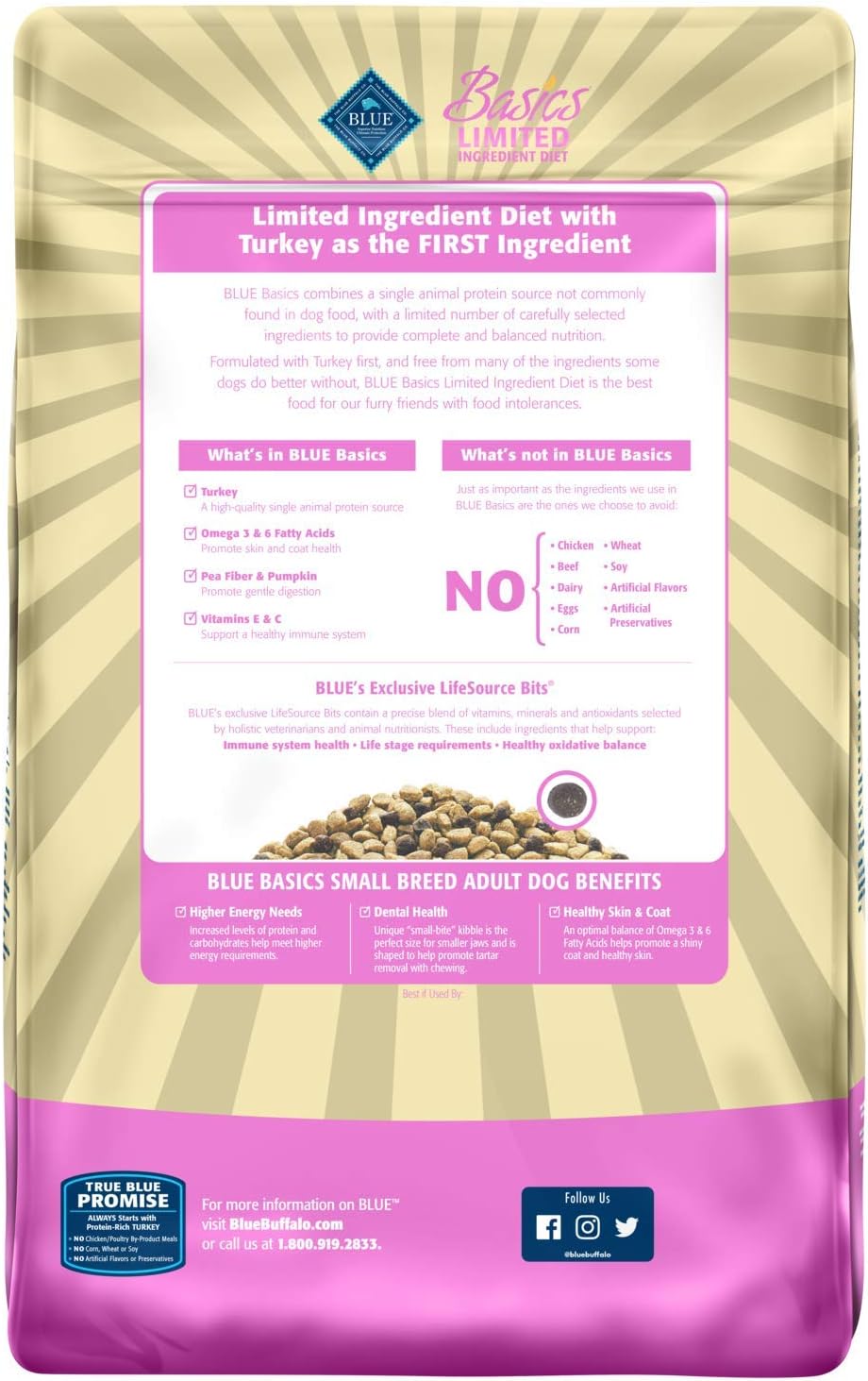 blue buffalo basics turkey and potato small breed