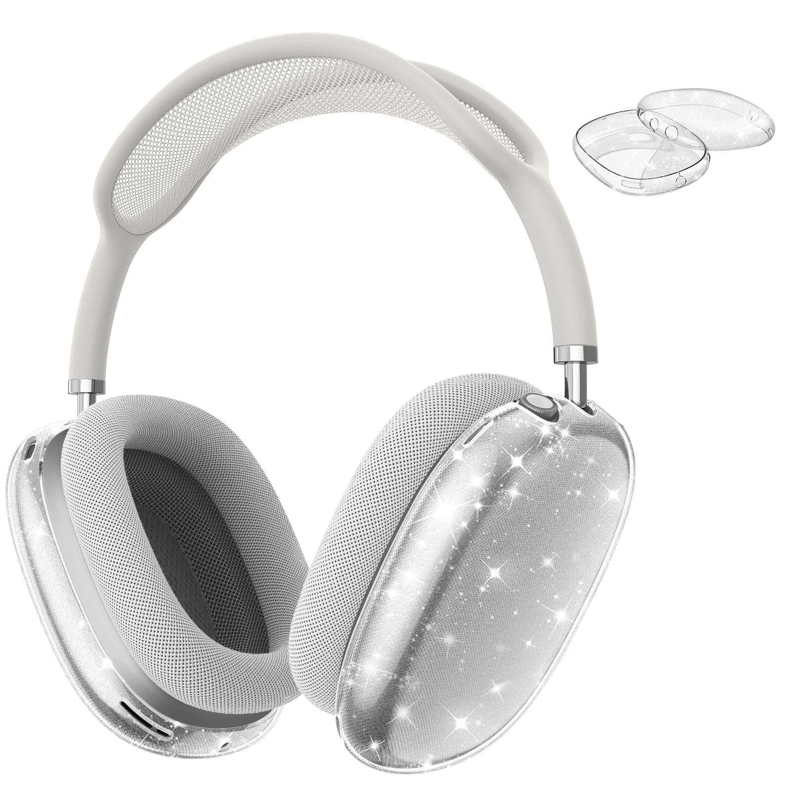 Fintie Clear Case for AirPods Max 2 (2026) and AirPods Max 1 (2024/2020)