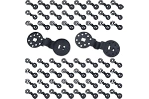QAZXCDEW-60 Pack Extra Large Heavy Duty Shade Cloth Clips, Lock Grip Tarp Clips, Reusable Sun Shade Clips for Garden, Patio Awnings, Greenhouse Fabric, Windproof Anti Bird Netting Clamps