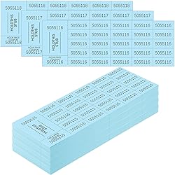 Kosiz 504 Sheets 25 Bid Raffle Ticket with