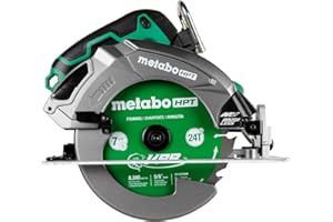 Metabo HPT 36V MultiVolt™ Circular Saw (“The Stud), 7-1/4-Inch, Torque Boost Technology, Tool Body Only, Optional AC Adapter 