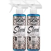Chemical Guys Glass Cleaner Streak Free Window Spray - Works on Glass, Mirrors, Screens - Ammonia-Free, Safe on Tinted Windows, Car Windshield Cleaner for Trucks, SUVs, Home - 16 oz (Pack of 2)