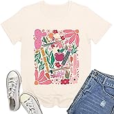 Rwabing Teacher Shirts for Women Teacher Life T-Shirt Teach Love Inspire Tee Tops