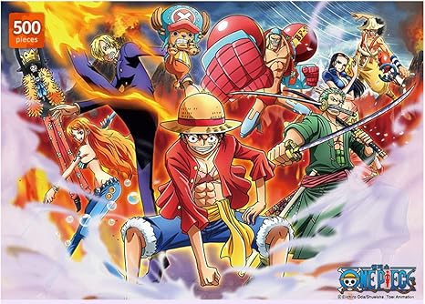 Amazon One Pieceアニメjigsaw Puzzle 500pieces各クルーの能力 ジグソーパズル おもちゃ