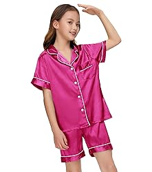 ALHAVONE Kids Girl Pajama Set with Headband