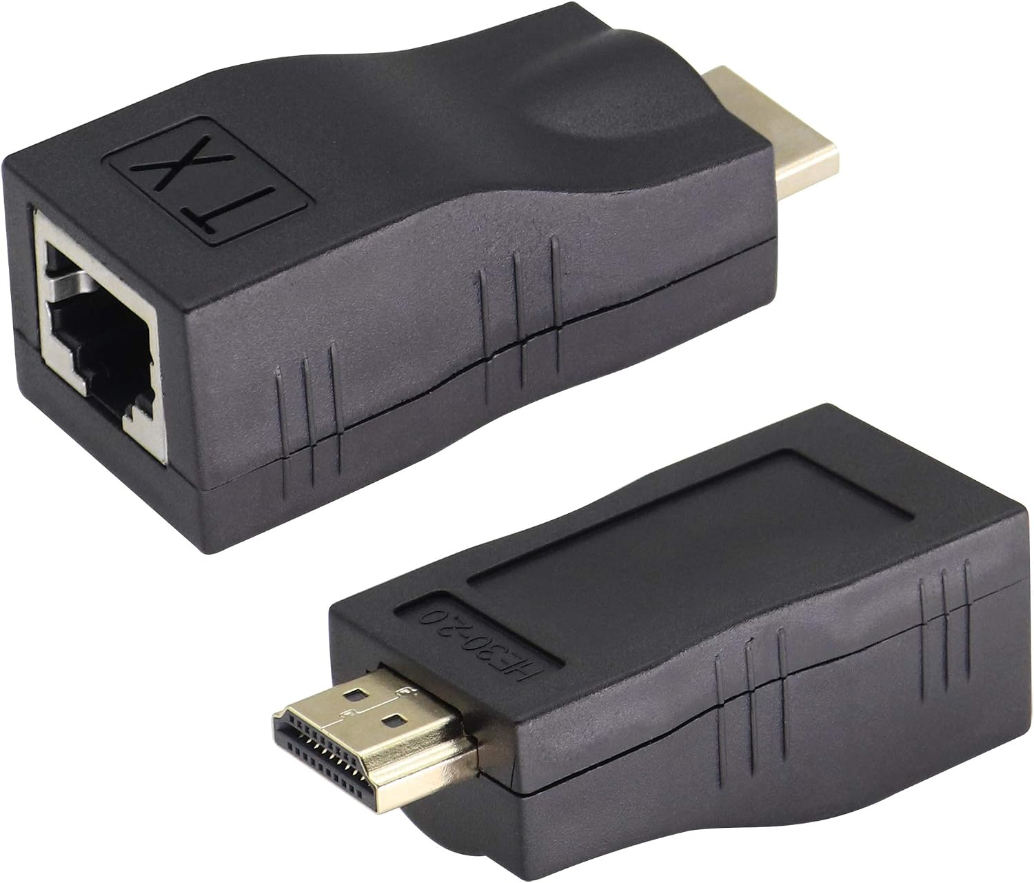 zdyCGTime 1080P HDMI male to RJ45 female converter 4k Network ethernet adapter,HDMI Extender by cat.6/6e cable,HDMI repeater