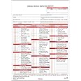 J. J. Keller Annual Vehicle Inspection Report Form 50-pk. - Snap-Out Format, 3-Ply, Carbonless, 8.5" x 11.75" - Meet DOT AVIR Requirements Under 49 CFR 396.21