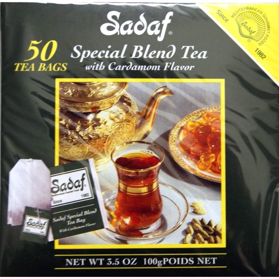 Sadaf Special Blend Tea With Cardamom Flavor 50 Tea Bags Net Wt 3 5 Oz 100g Buy Online In Bahamas At Bahamas Desertcart Com Productid