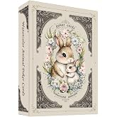 strublfe Poker Cards, Retro Style Playing Cards, Watercolor Animal Illustration, Exquisite Illustrations, Double-Sided Anti Slip Pattern Design, Suitable for Family Card Board Games.