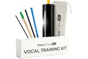 Straws for Vocal Training - Singing Tools - Professional Voice Trainer for Singers - SOVT Vocal Trainer - Vocal Cord Warm Up 
