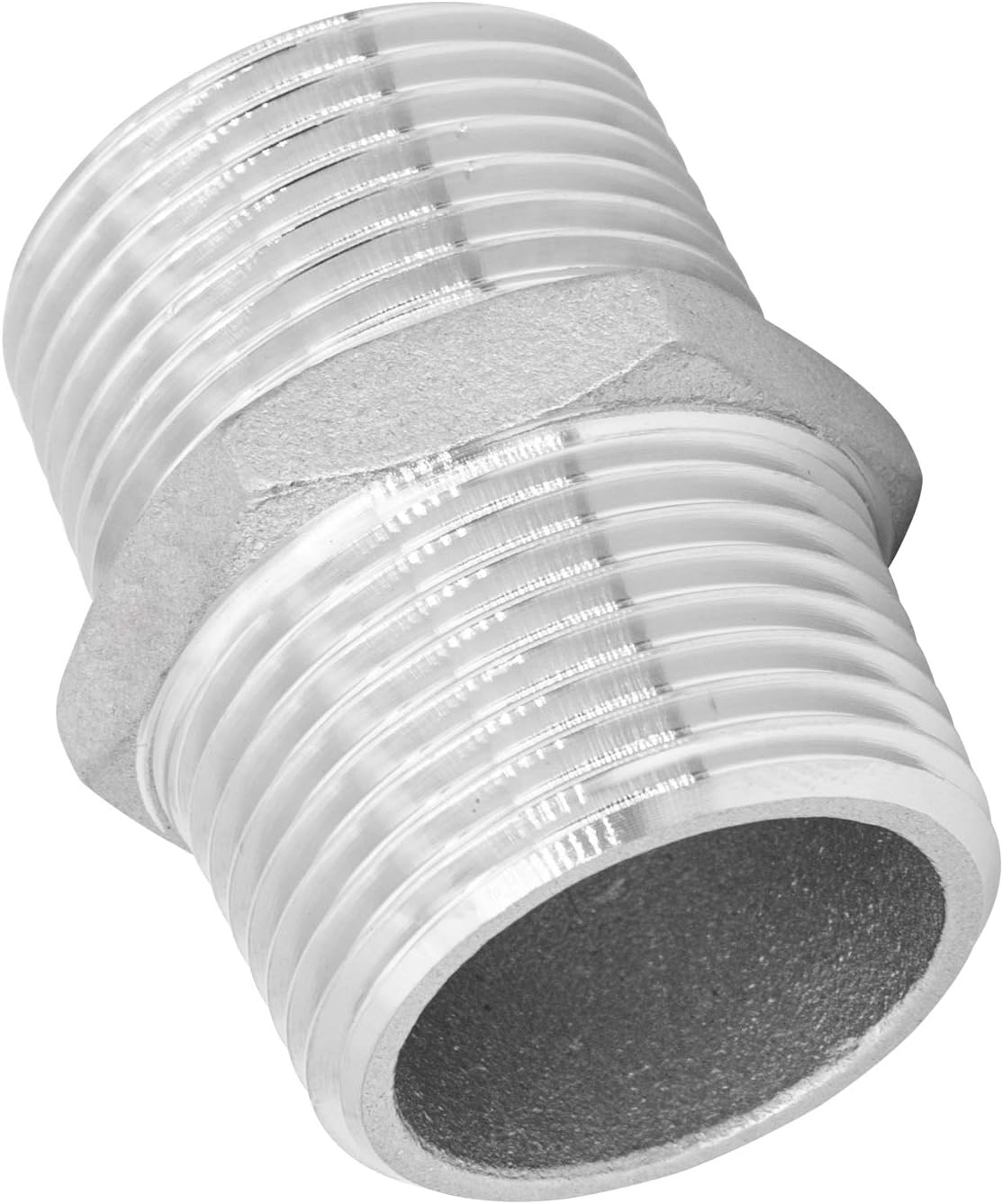 KI, V4 A stainless steel double nipple external thread fitting BigaMart