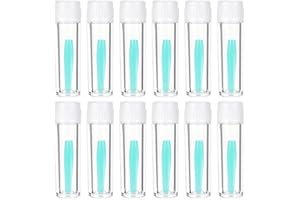JOSOJOOU 12Pcs Contact Lens Remover Tool for Scleral Lenses, Hard Contact Lens Plunger Silicone Suction Cup Contacts Len Inserter for Remover Contacts Len(Green)