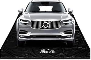 ZOMOFEW Garage Car Mat, 8'6" x 20' Non-Slip Garage Floor Mat, Heavy Duty Waterproof Containment Mat for Snow Ice Water and Mud