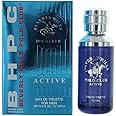 Beverly Hills Polo Club ACTIVE - Cologne for Men with Notes of Citrus - Fresh & Sporty Fragrance Scent - Eau De Toilette Spray 3.40fl.oz / 100ml