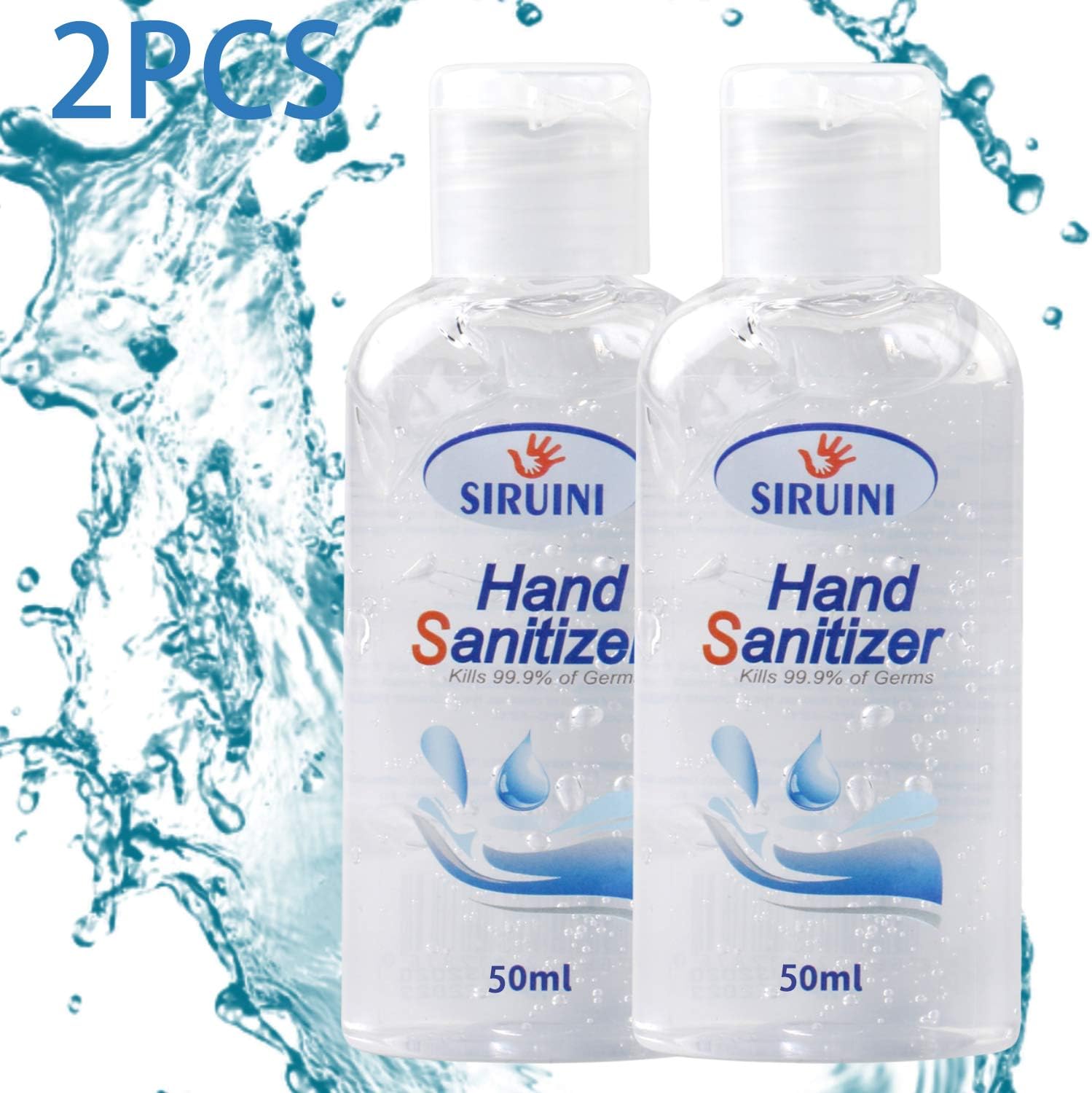 Hand Sànitizer Travel Size,2 PACK Portable No-wash Travel Size,Mini Srap Hand Soap gel, No-Wash Multi-Surface Cleaner for Home