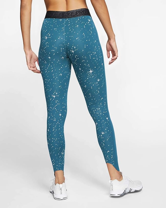 nike pro warm women's metallic tights