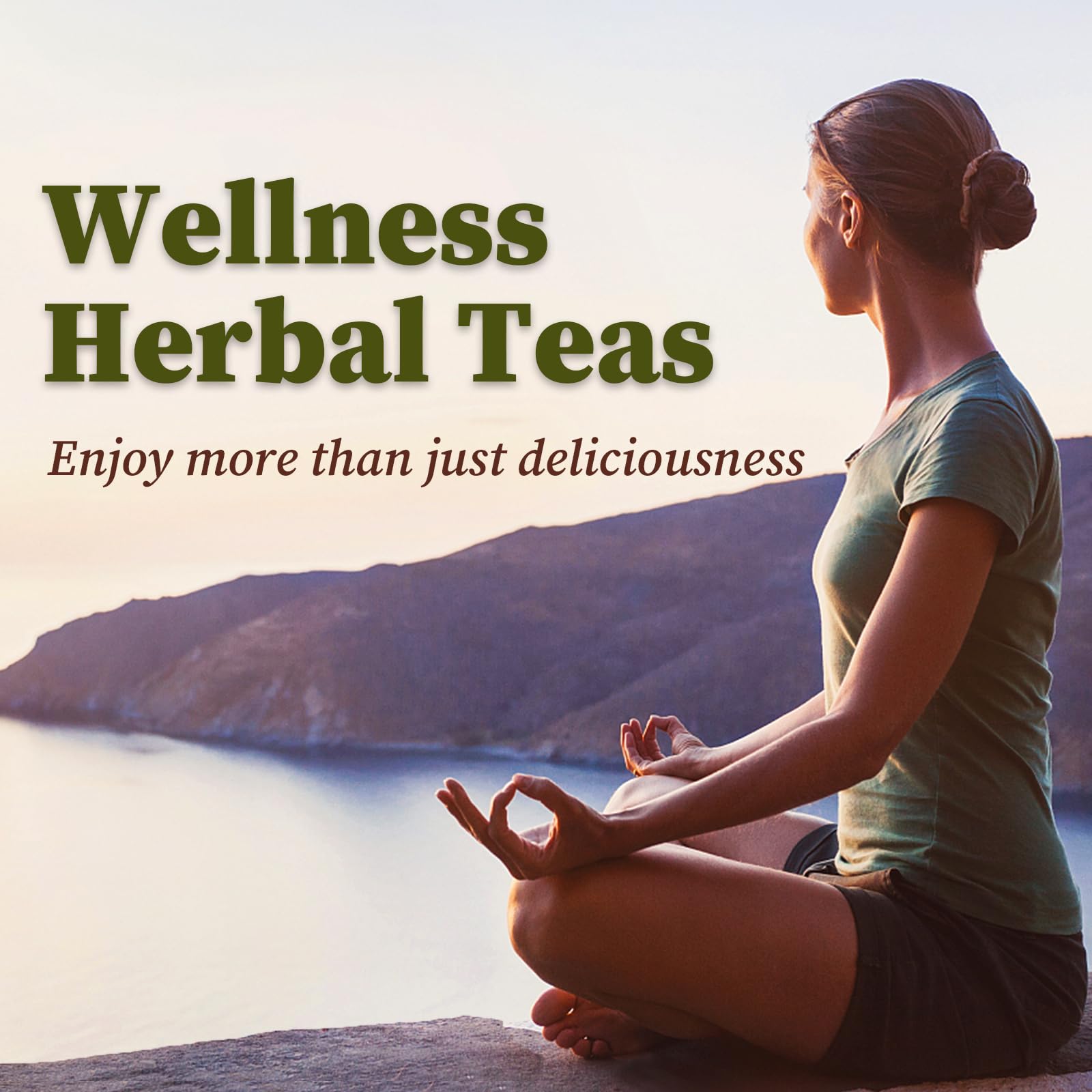 FullChea Natural Eucalyptus Tea Bag 30 Teabags, 1.5g/bag - Premium Hojas de Eucalipto - Non-GMO - Caffeine-free - Boost Respiratory Health