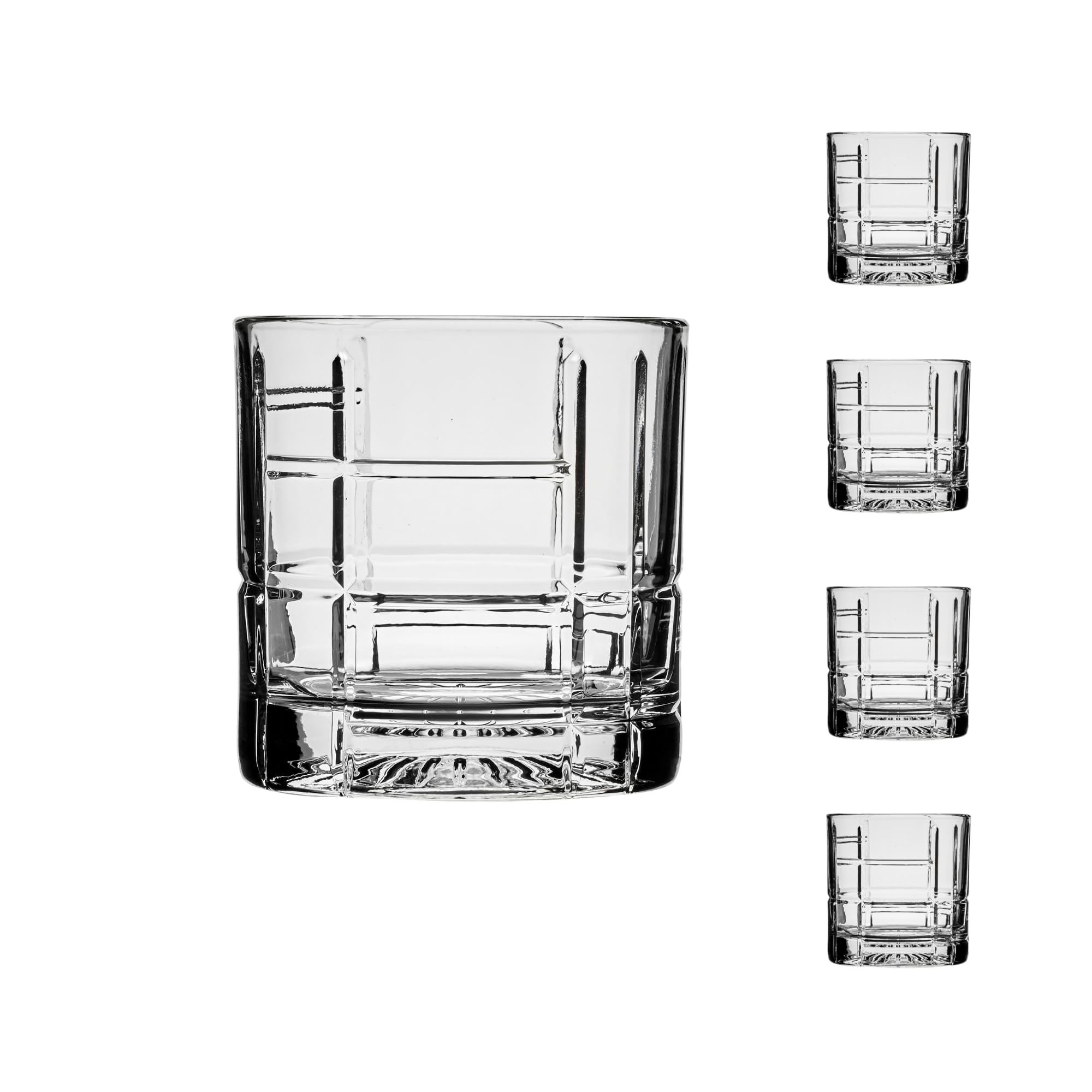 Photo 1 of Ocean by Anchor Hocking Traze Future Rocks Glasses (4-Pieces), 12-ounce, Dishwasher Safe