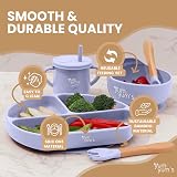 Yum Yum's Baby Weaning Set 10-Piece Complete Feeding Kit Lavender view 2
