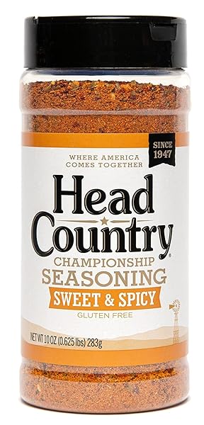 HEAD COUNTRY BBQ CHAMPIONSHIP SEASONING, SWEET & SPICY...