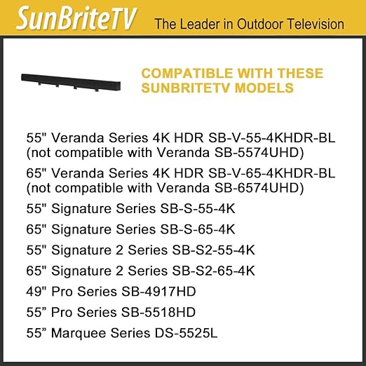 sunbrite veranda soundbar