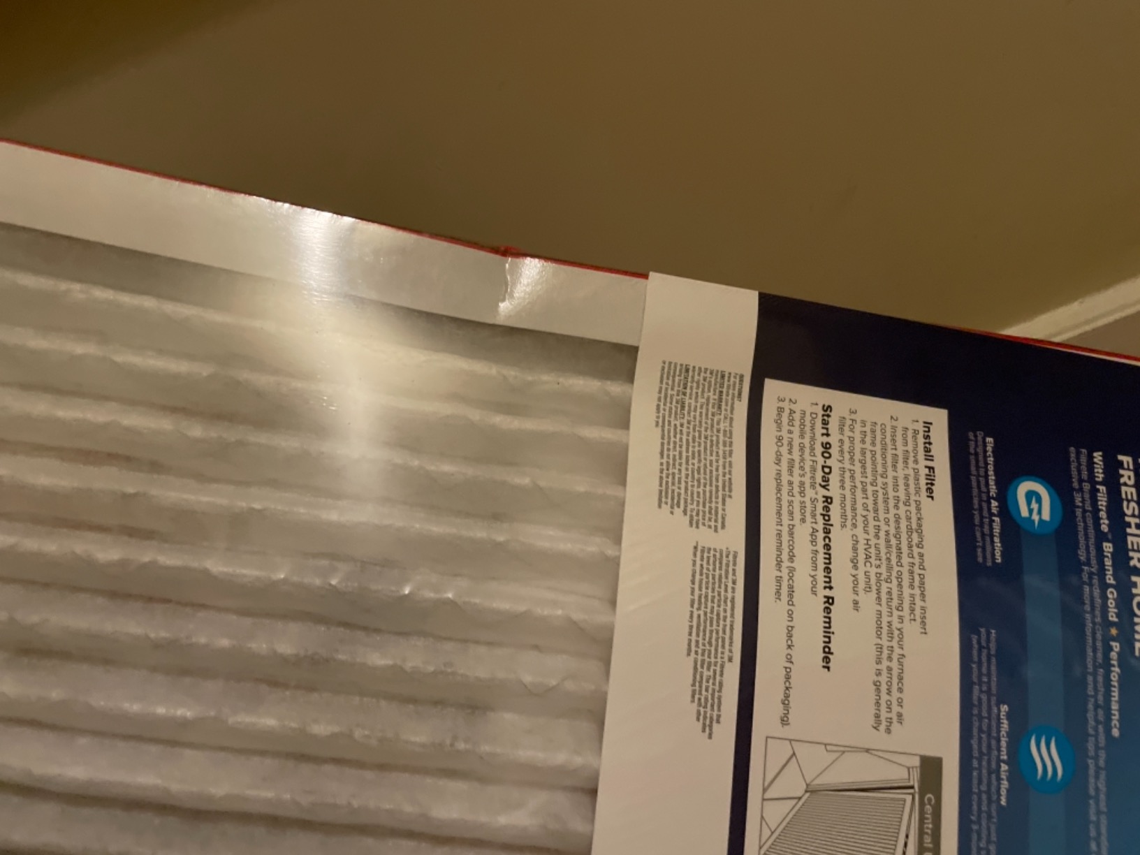 3M Filtrete 16x25x1 Air Filter, Allergen Defense Micro Allergen, MERV 11, MPR 1000 (4- Pack) photo review