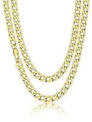 Suplight Stainless Steel Cuban Link Chain for Men