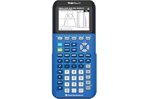TEXAS INSTRUMENTS TI-84 Plus CE Color Graphing Calculator, Bionic Blue