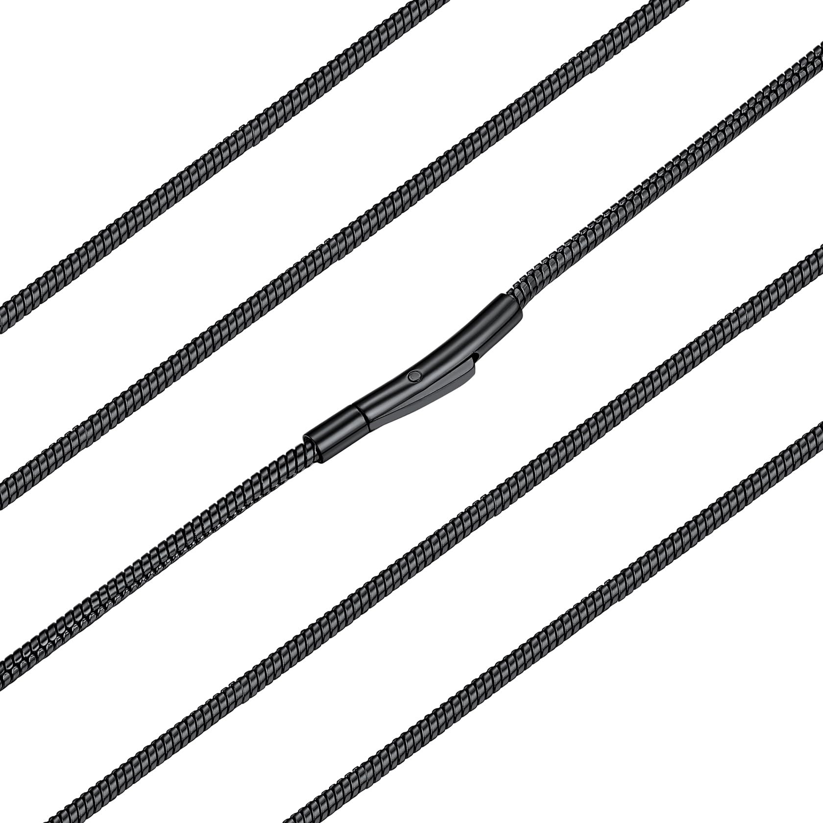 Herringbone Chain Men Snake Link Necklace for Womenb Pendant Thin Stainless Steel Chains Mens 2mm Snake Necklaces