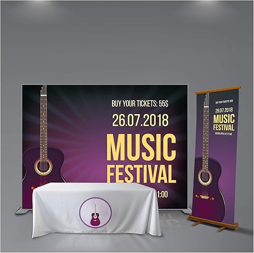 Amazon Com Banner Buzz Make It Visible 10 X 8 Backdrop Display